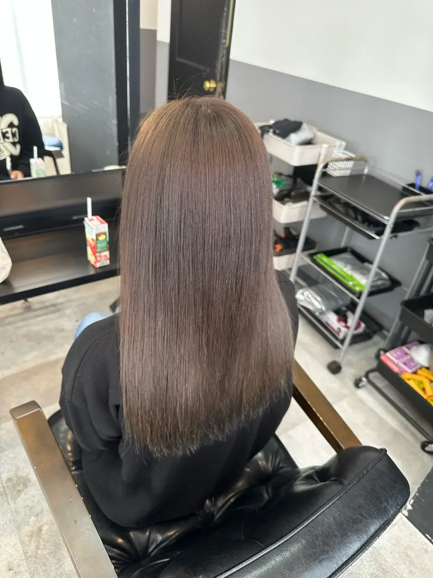 ロング カラー NANOHA エクステ・ヘアセットのヘアスタイル