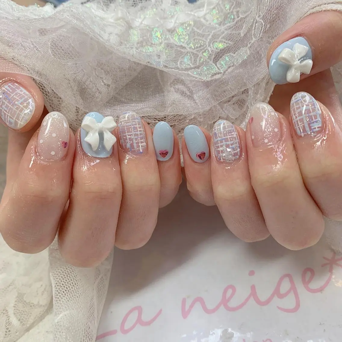 ネイル ハンドネイル La neige* yuki 🐩🌙のネイルデザイン