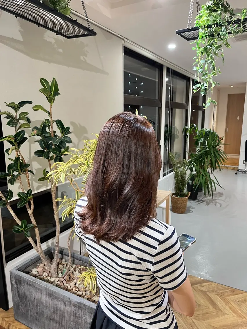 カラー ヘアカラー 透明感カラー 【yate'】rinのヘアスタイル