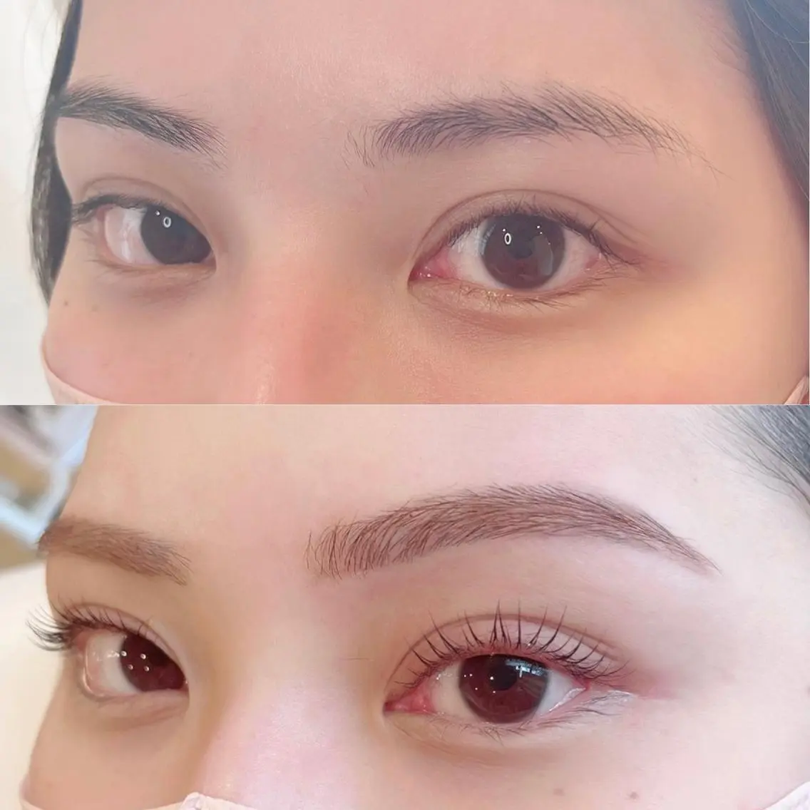 マツエク・マツパ アイブロウ 一重×まつ毛パーマ LELEGANCE eyelashのマツエク・マツパデザイン