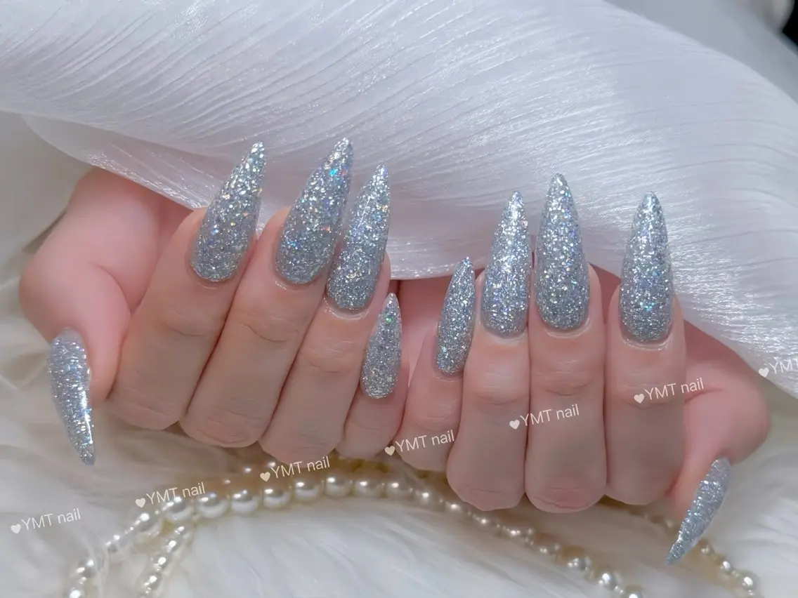 ネイル 長さ出し フットネイル ジェルネイル 韓国ネイル マグネットネイル ハンドネイル YMT NailStudioのネイルデザイン