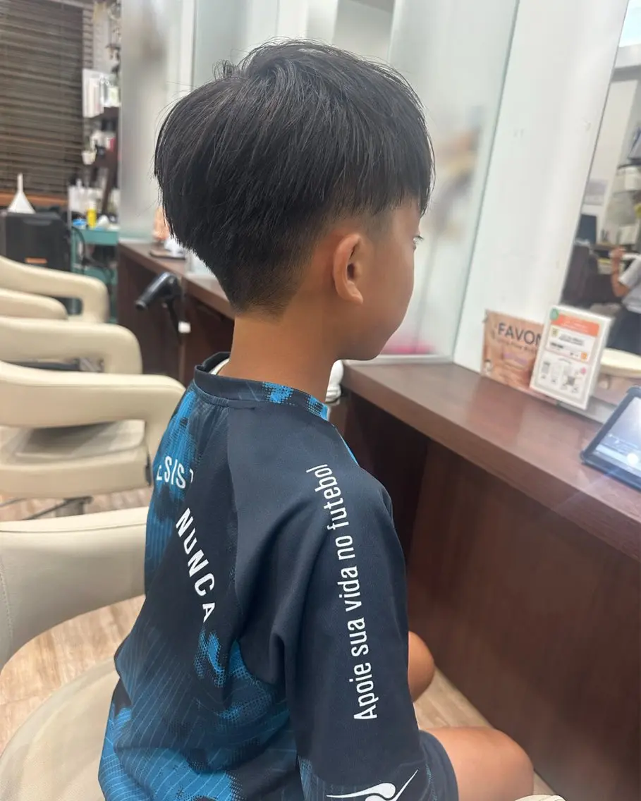 メンズ キッズ カット 宇都 唯のヘアスタイル