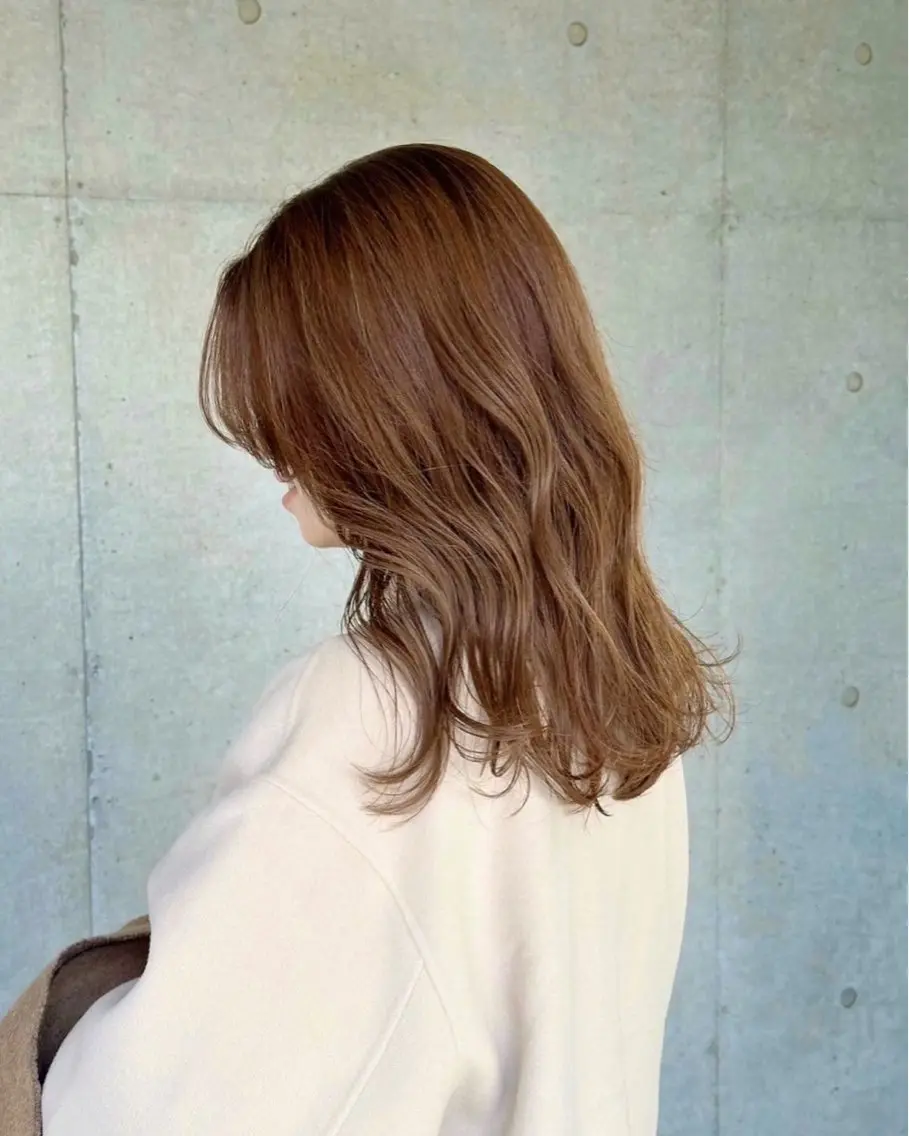 ロング カラー ヘアアレンジ ベージュカラー ハイライトカラー ハイライト marika/ボブ /透明感カラーのヘアスタイル