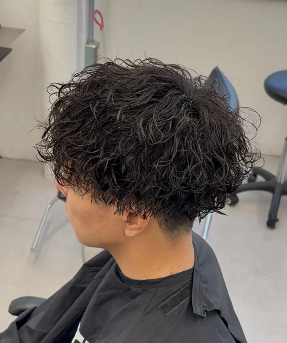 カット+波巻き+ヘアセットの写真