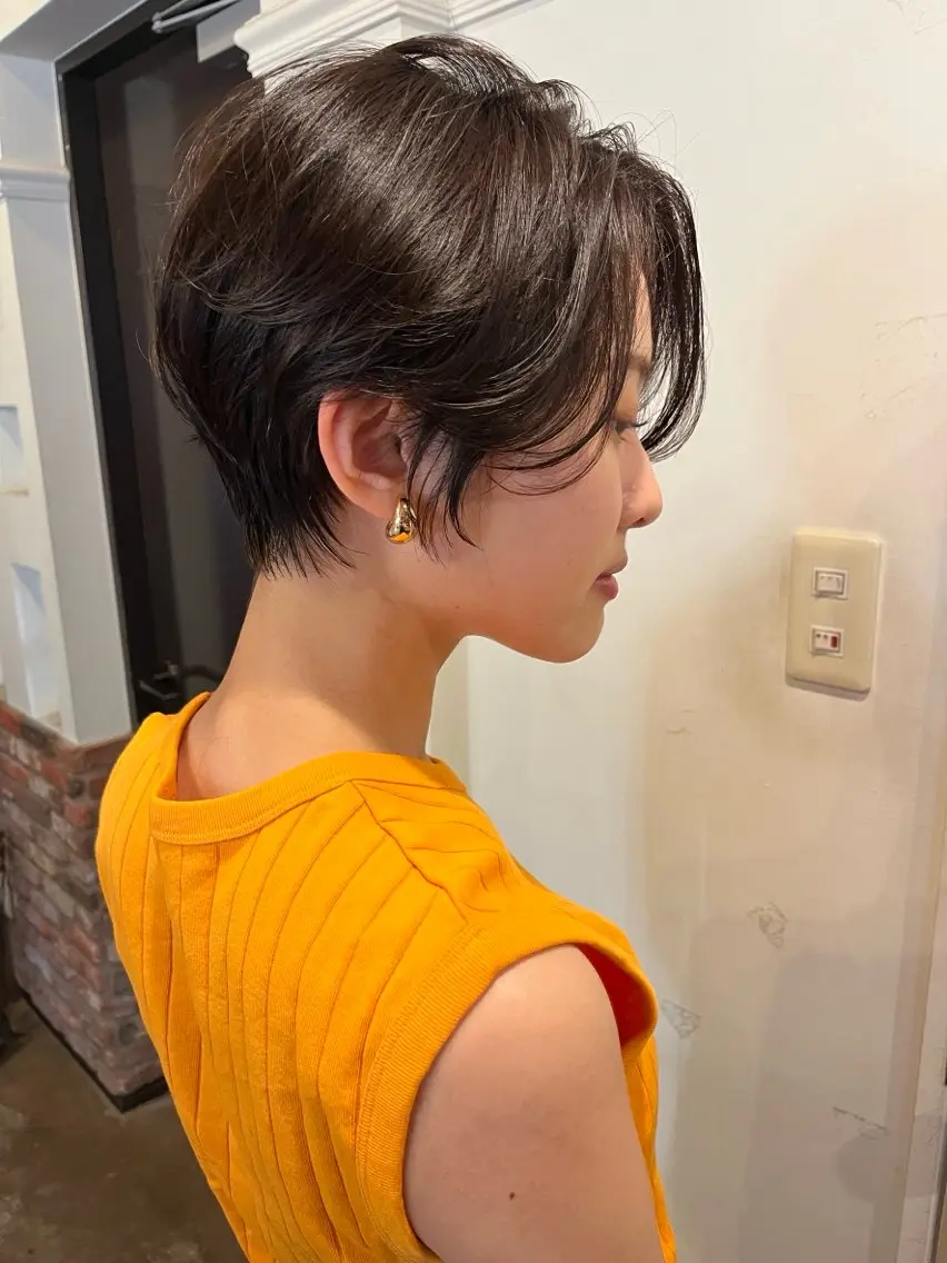 カット【ショート、ショートウルフ】ボブ、ショートボブ不可の写真