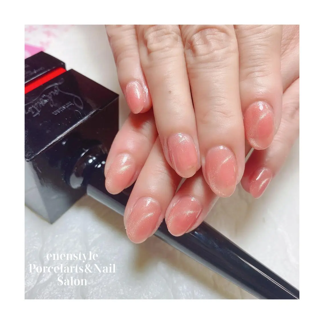 ミディアム ネイル ハンドネイル 🐾enen style 🐾のネイルデザイン