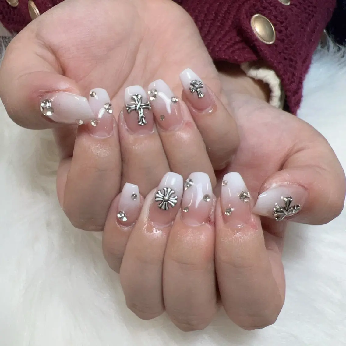 ネイル ハンドネイル 🎀nana🫧 ワンホンネイル🎀のネイルデザイン