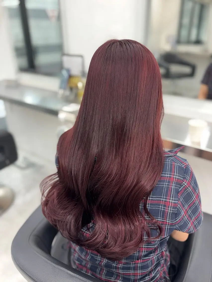 ロング カラー ヘアアレンジ ヘアカラー トリートメント ヘアセット 透明感カラー🎀艶髪 Anju/渋谷🎀のヘアスタイル