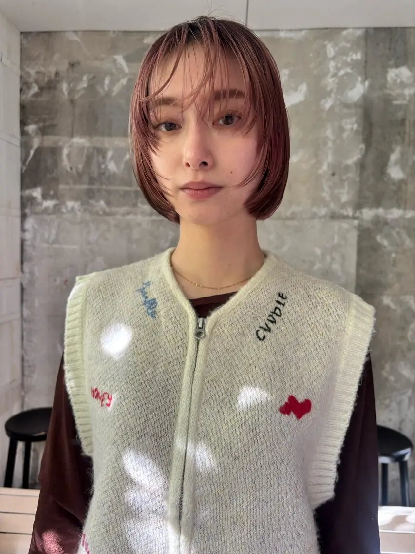 ショート レイヤーカット Hana/ハイトーン /レイヤーカットのヘアスタイル