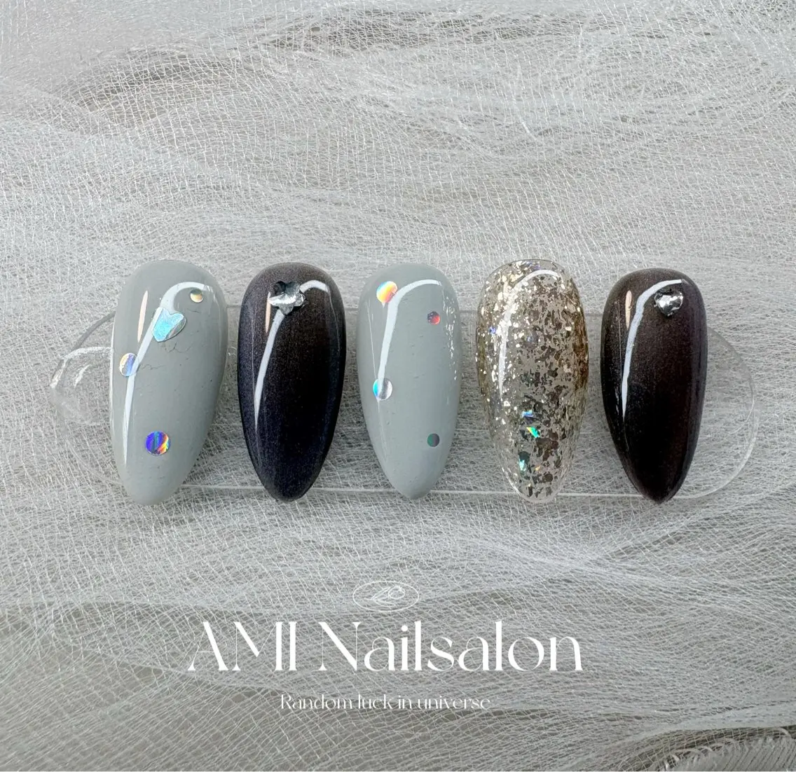セミロング ハンドネイル AMI Nailsalonのネイルデザイン