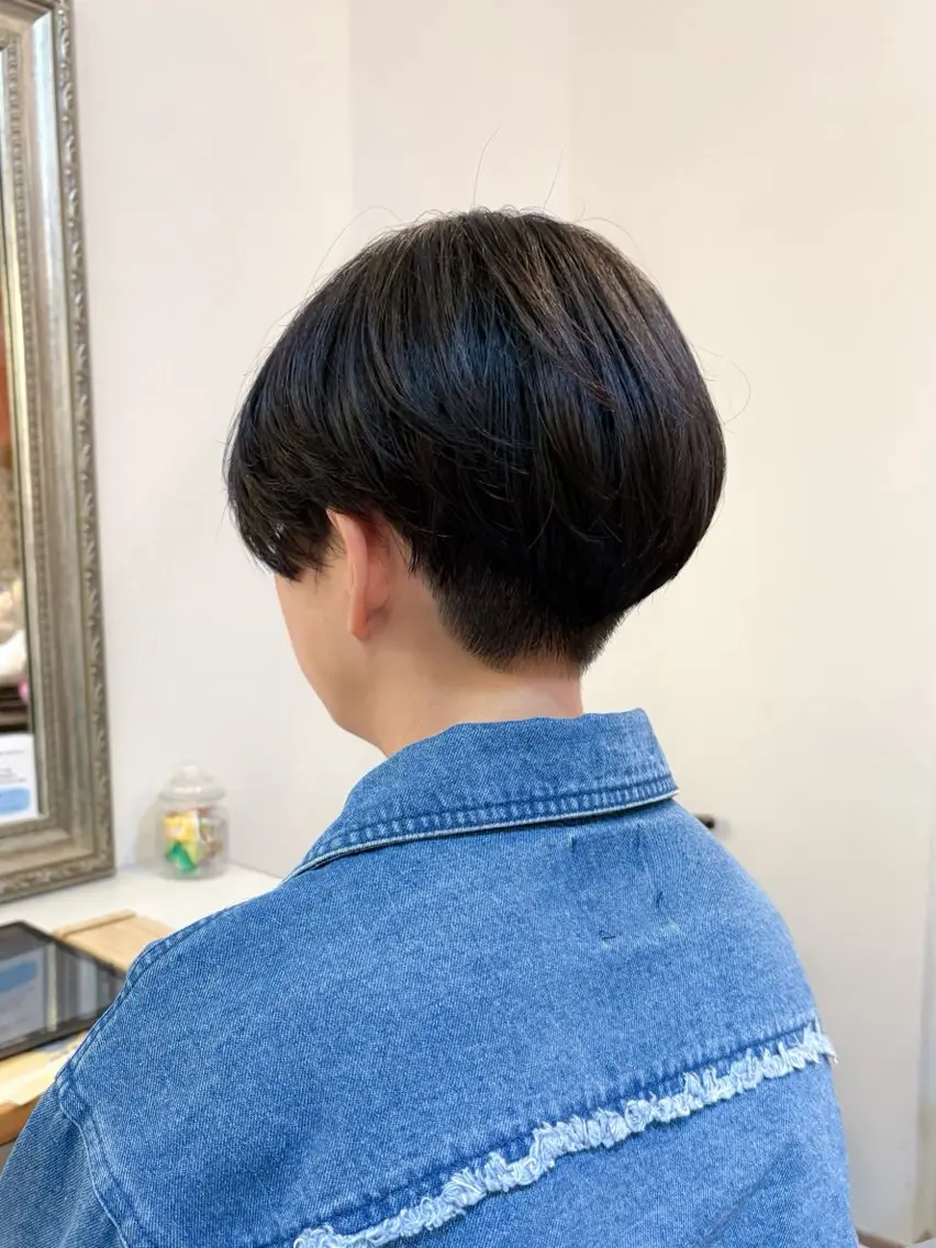 ショート ハンサムショート ショートヘア 石平 暖のヘアスタイル