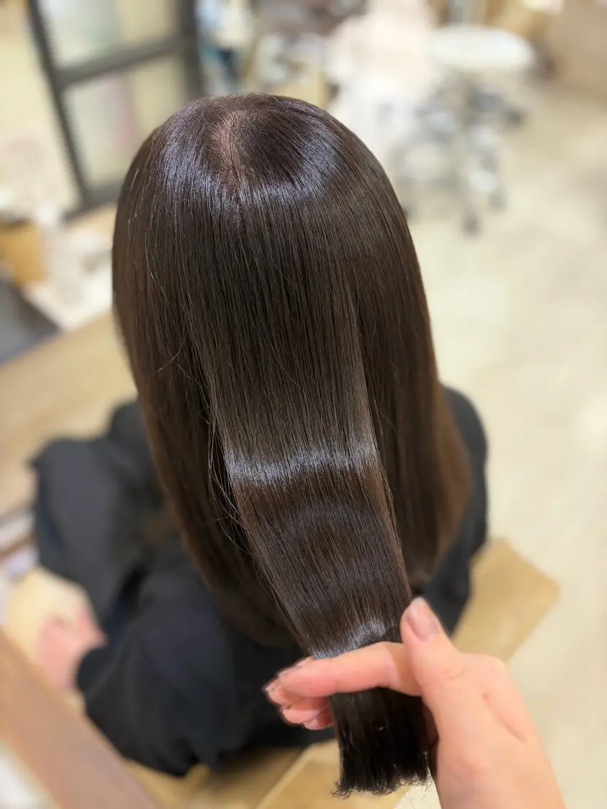 セミロング トリートメント あいみ ♬.*ﾟのヘアスタイル