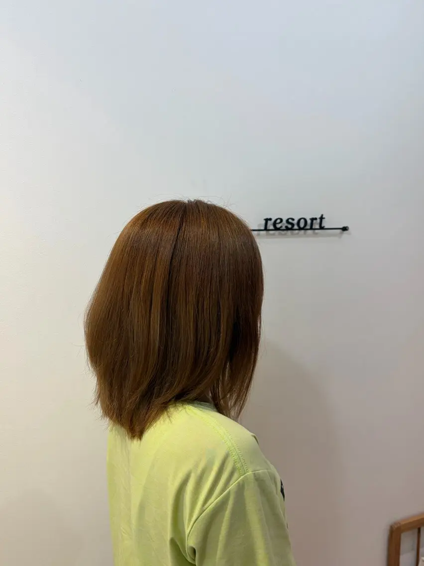 セミロング 北川 智花のヘアスタイル