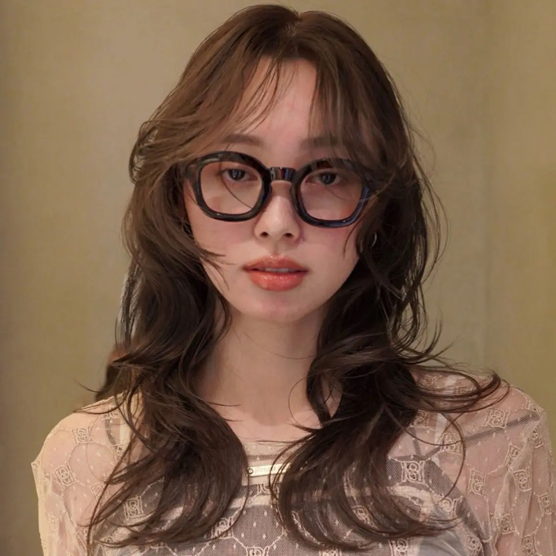 ミディアム カラー ベージュカラー ブリーチ 透明感カラー グレージュ ブリーチなしカラー カット ヘアカラー トリートメント レイヤー/ブリーチ ♥️【木坂 桃歌】のヘアスタイル
