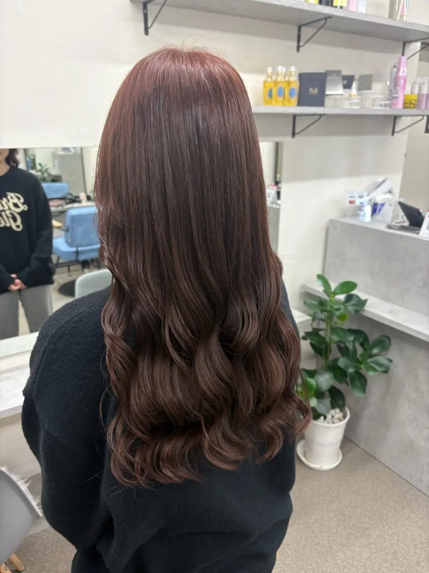 ロング カラー ブラウンカラー ショコラブラウン ロング 🩵ReiNa 🩵のヘアスタイル