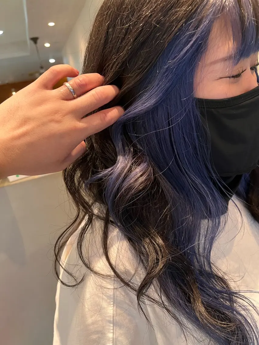 ミディアム カラー カット ヘアカラー トリートメント 透明感・艶感 小坂隼斗のヘアスタイル