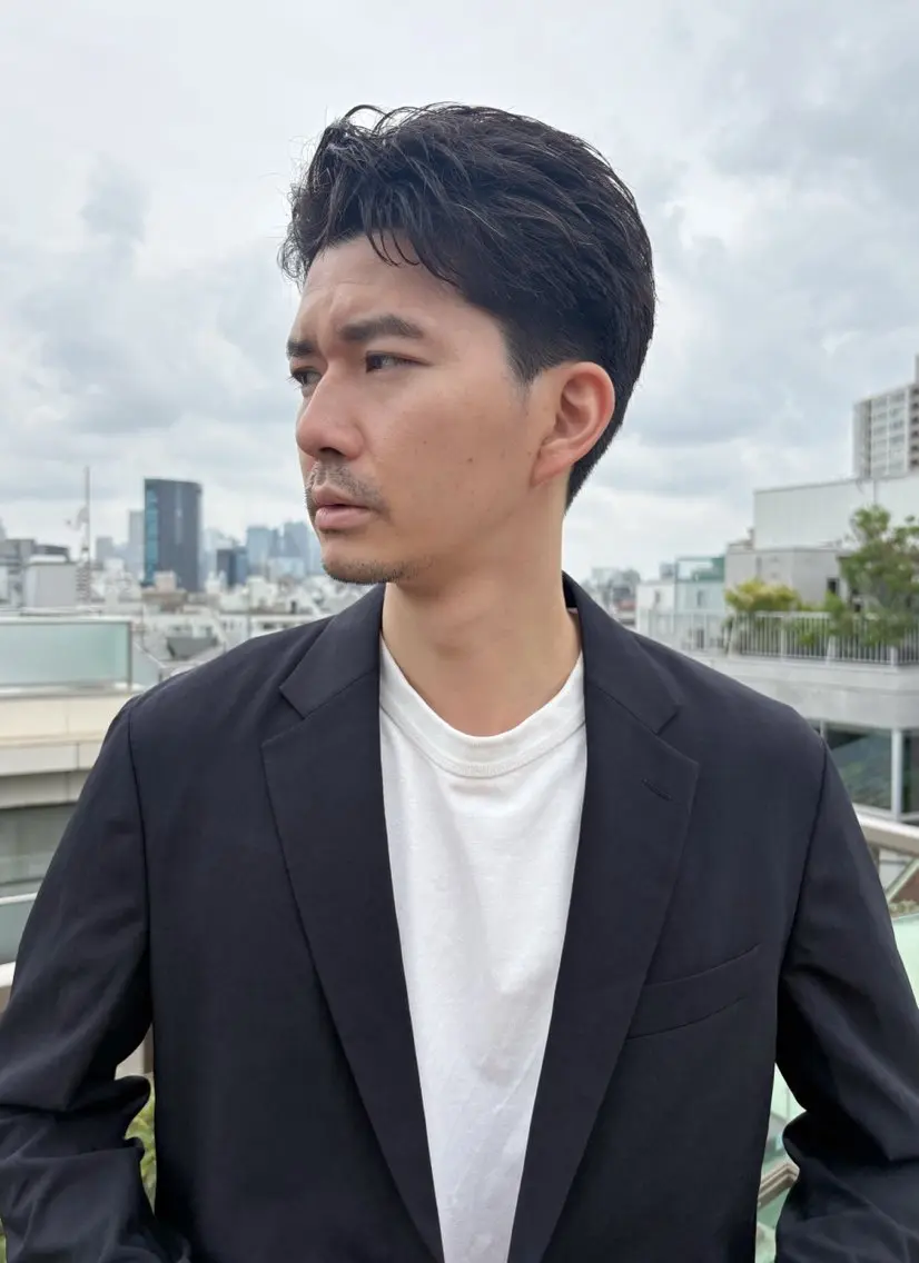 ショート パーマ メンズ カット パーマ 【メンズ縮毛矯正】 FILMS  軍司のヘアスタイル
