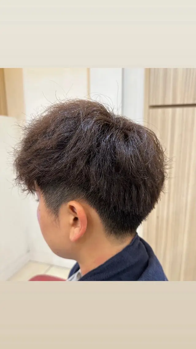 ナチュラルヘア 神田一瑳のヘアスタイル