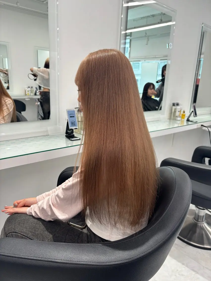 ロング カラー 💖ミルクティー💖 あかり💖のヘアスタイル