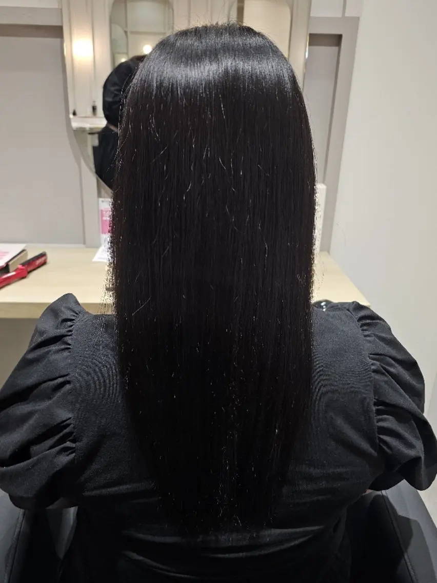 ロング 縮毛矯正 🍀☘️阿部 誉叶☘️🍀のヘアスタイル