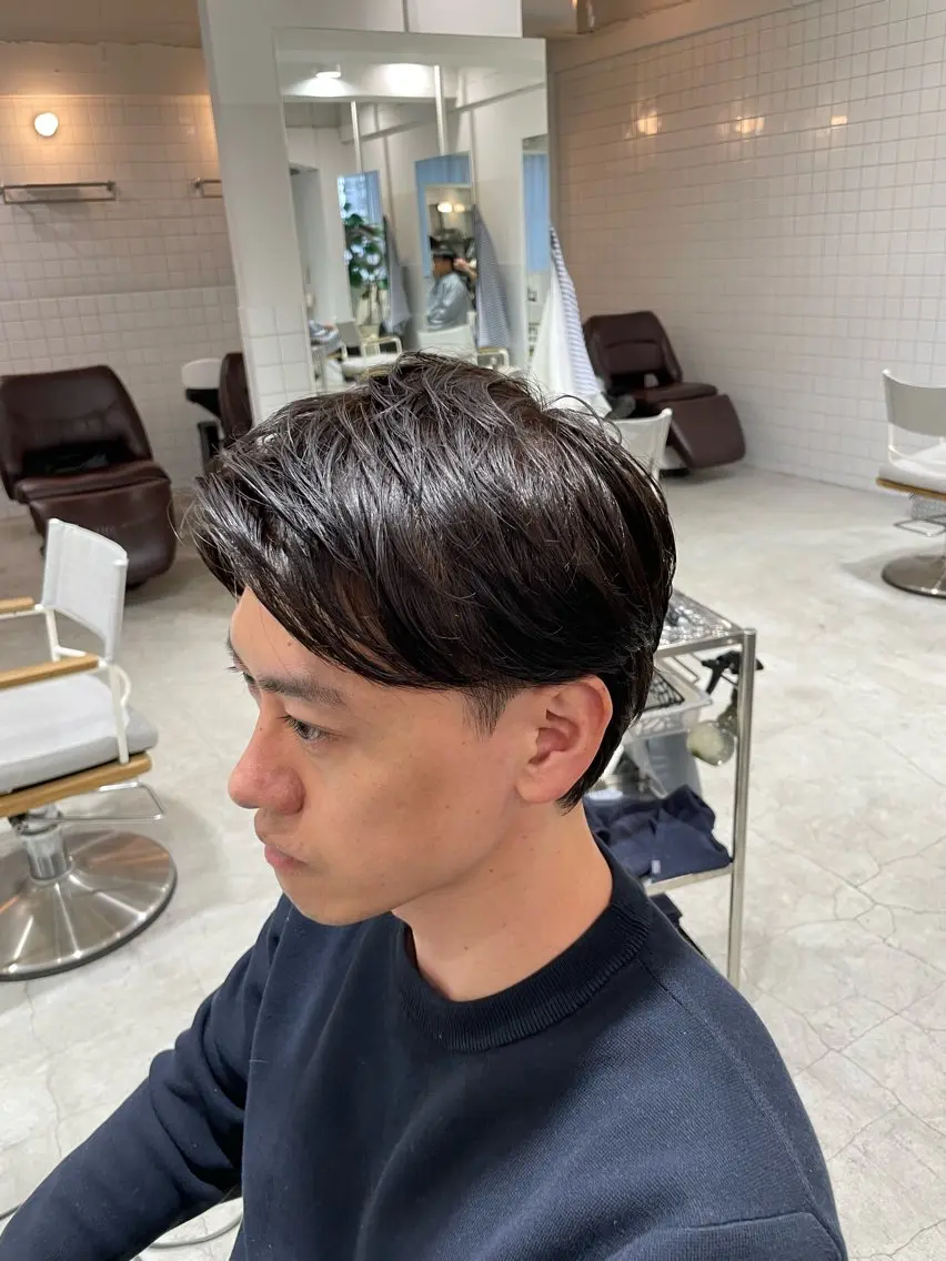 メンズ マッシュ 刈り上げ ✂︎barber✂︎ Hideのヘアスタイル