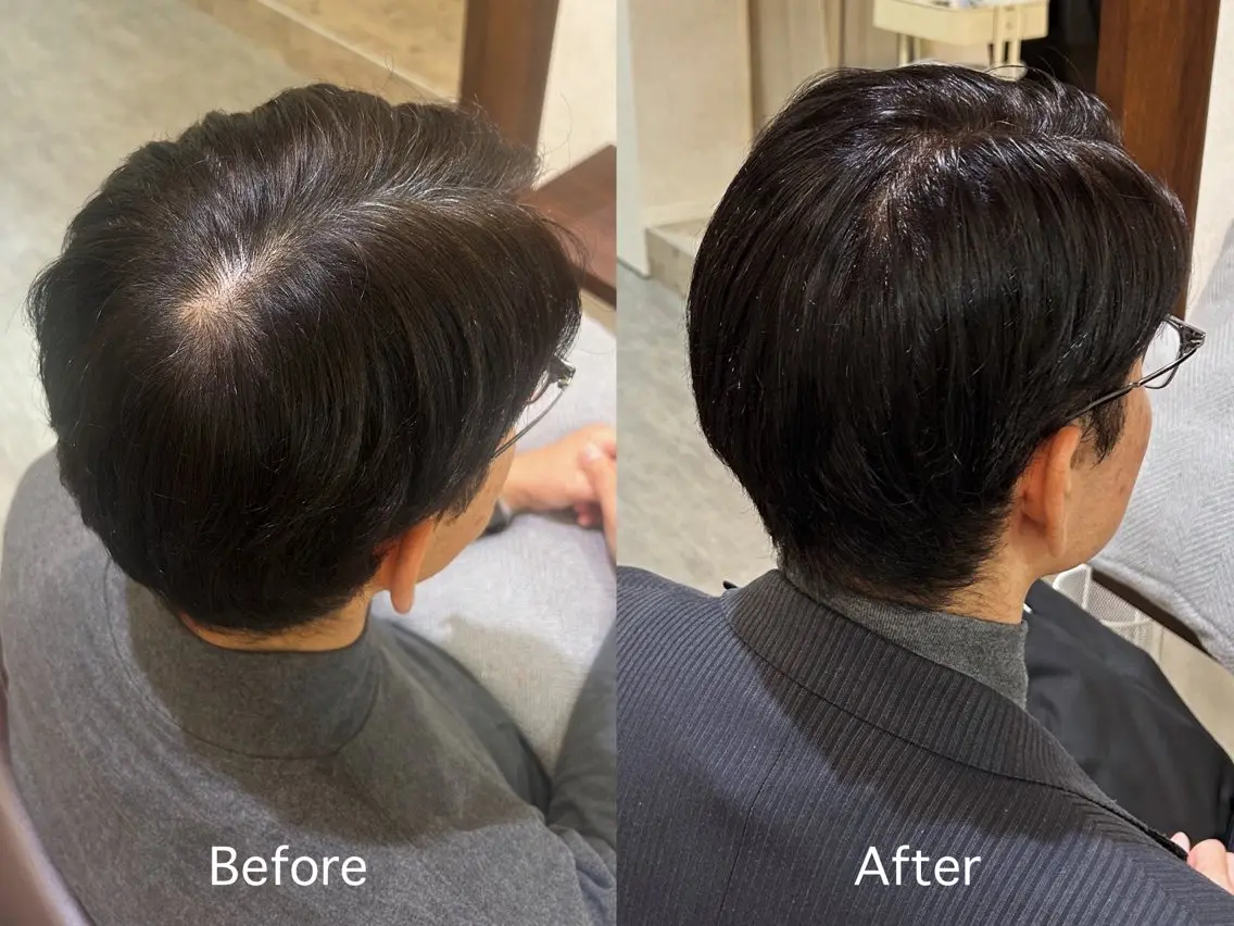 ショート カラー メンズ hiiro ヘアカラー専門店のヘアスタイル