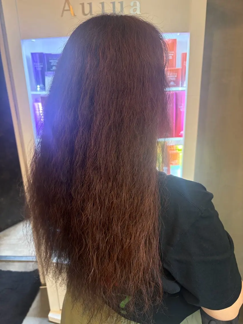 ロング カラー ヘアカラー three_ ナオキのヘアスタイル