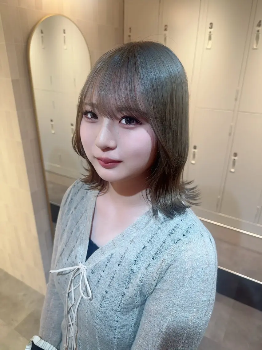 ミディアム カラー ヘアカラー トリートメント 🪞IA渋谷/個室 サロン/けいと🪞のヘアスタイル