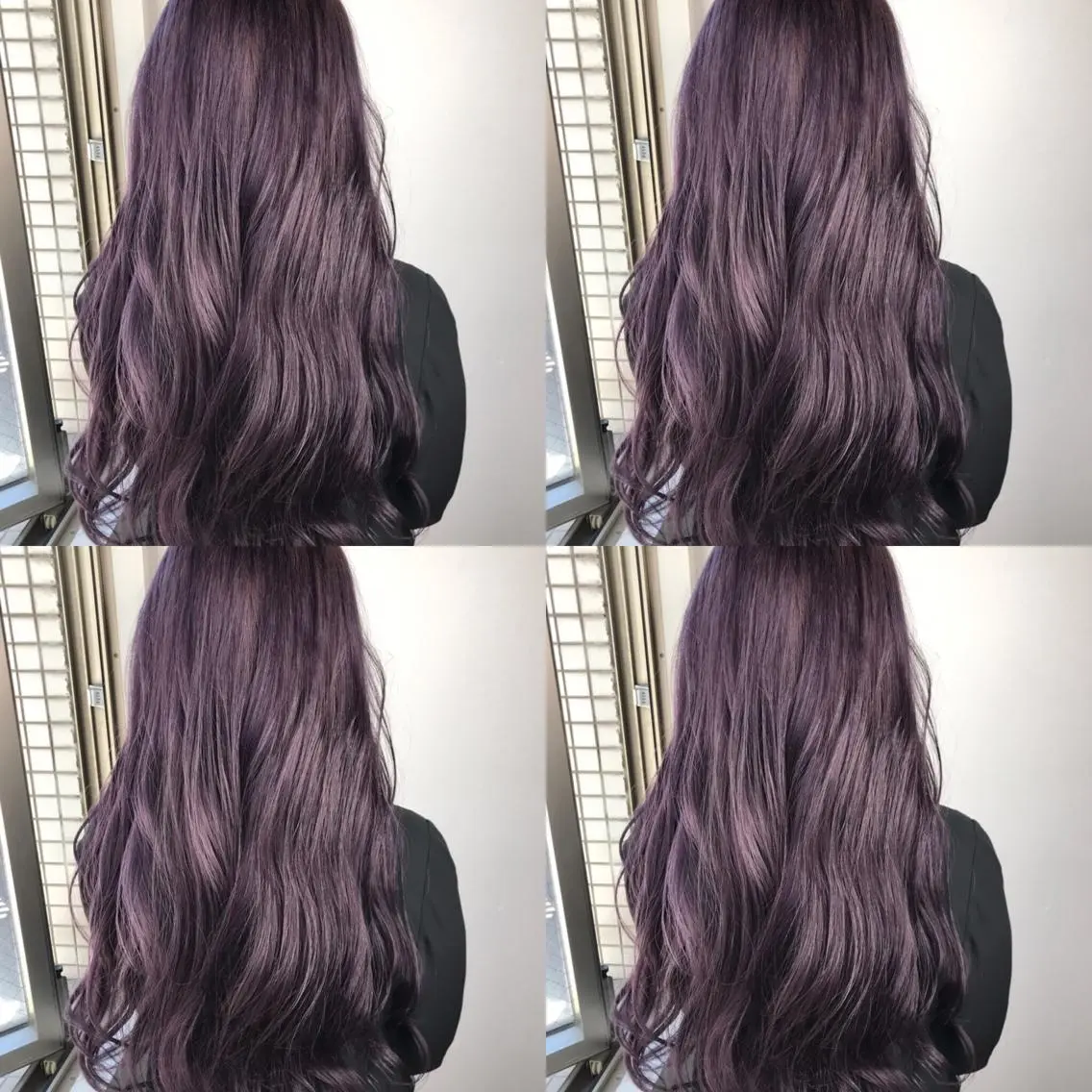 ロング カラー ハイトーンカラー パープルカラー 似合わせ/ブリーチ カラー.岡田友仁のヘアスタイル