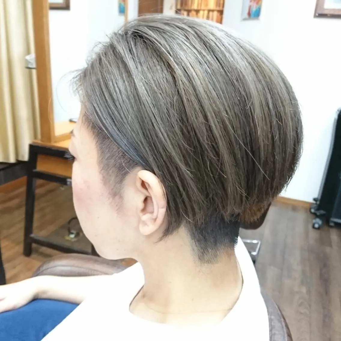 ショート カラー パーマ メンズ ヘアアレンジ メンズハイライト グラデーションカラー ハイライトカラー ハイライト まとまり💯悩み改善 ★松本尚弥★店長のヘアスタイル