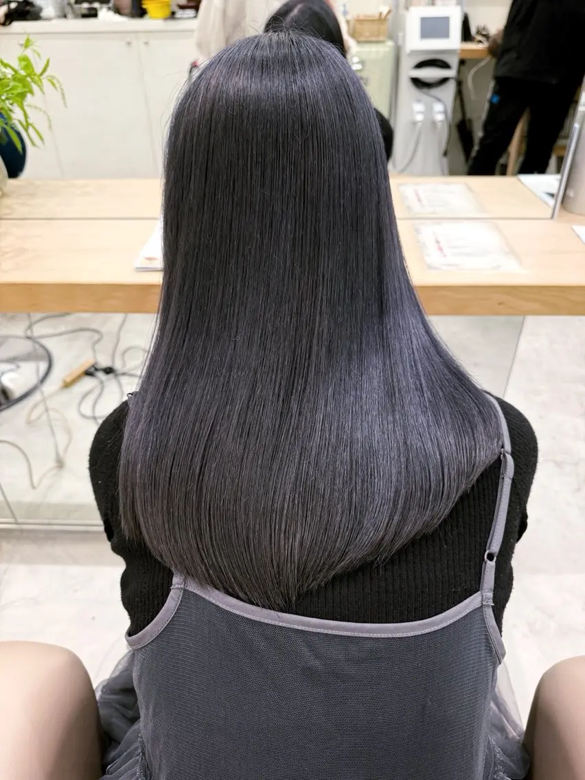 ロング カラー ヘアカラー 縮毛矯正 トリートメント 💛🤍U too e’s /店長🧸のヘアスタイル