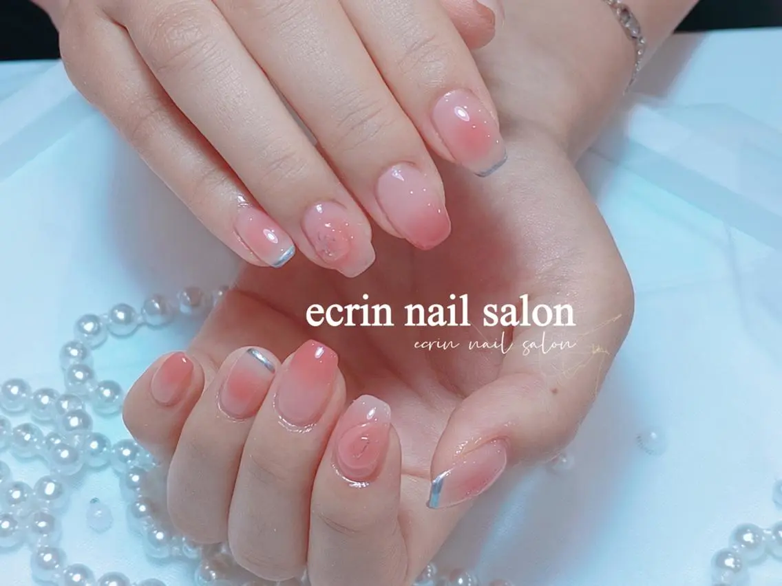 ネイル ジェルネイル 韓国ネイル 持ち込み パラジェル ソフトジェル ハンドネイル ハンドケア ecrin nail 錦糸町(るい)のネイルデザイン