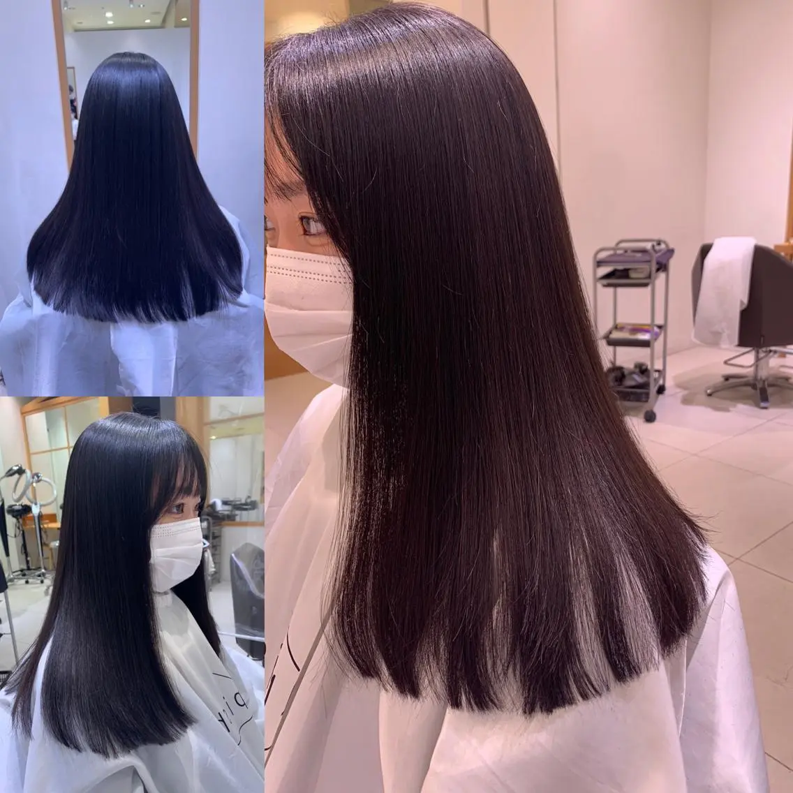 ロング カラー パーマ ARMONY秋山輝也 コテ巻き風パーマ特化のヘアスタイル