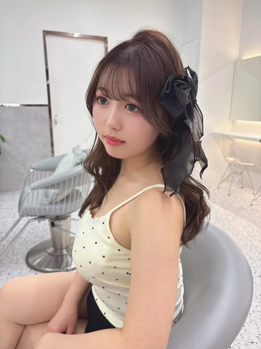ロング yui🎀ブリーチな しダブルカラー/博多のヘアスタイル