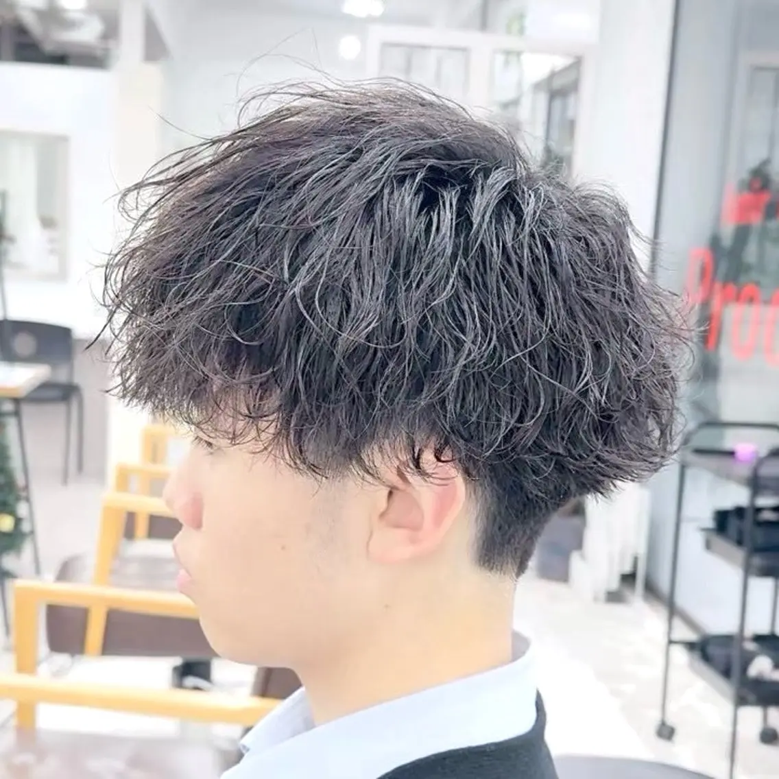 パーマ メンズ 🎩刈り上げ特化🎩 渡邉太耀のヘアスタイル