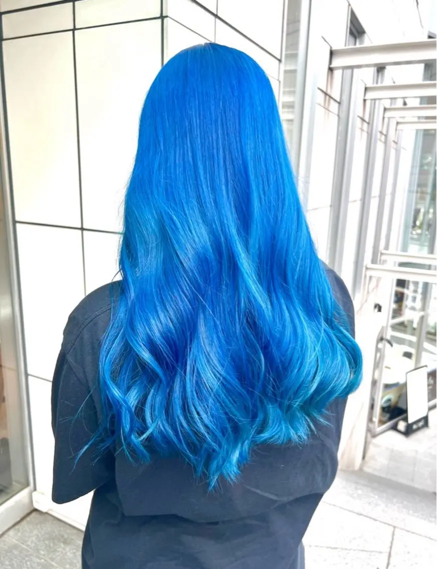 ロング カラー ヘアアレンジ 🎀ハイトーン・艶 カラー HANA🎀のヘアスタイル