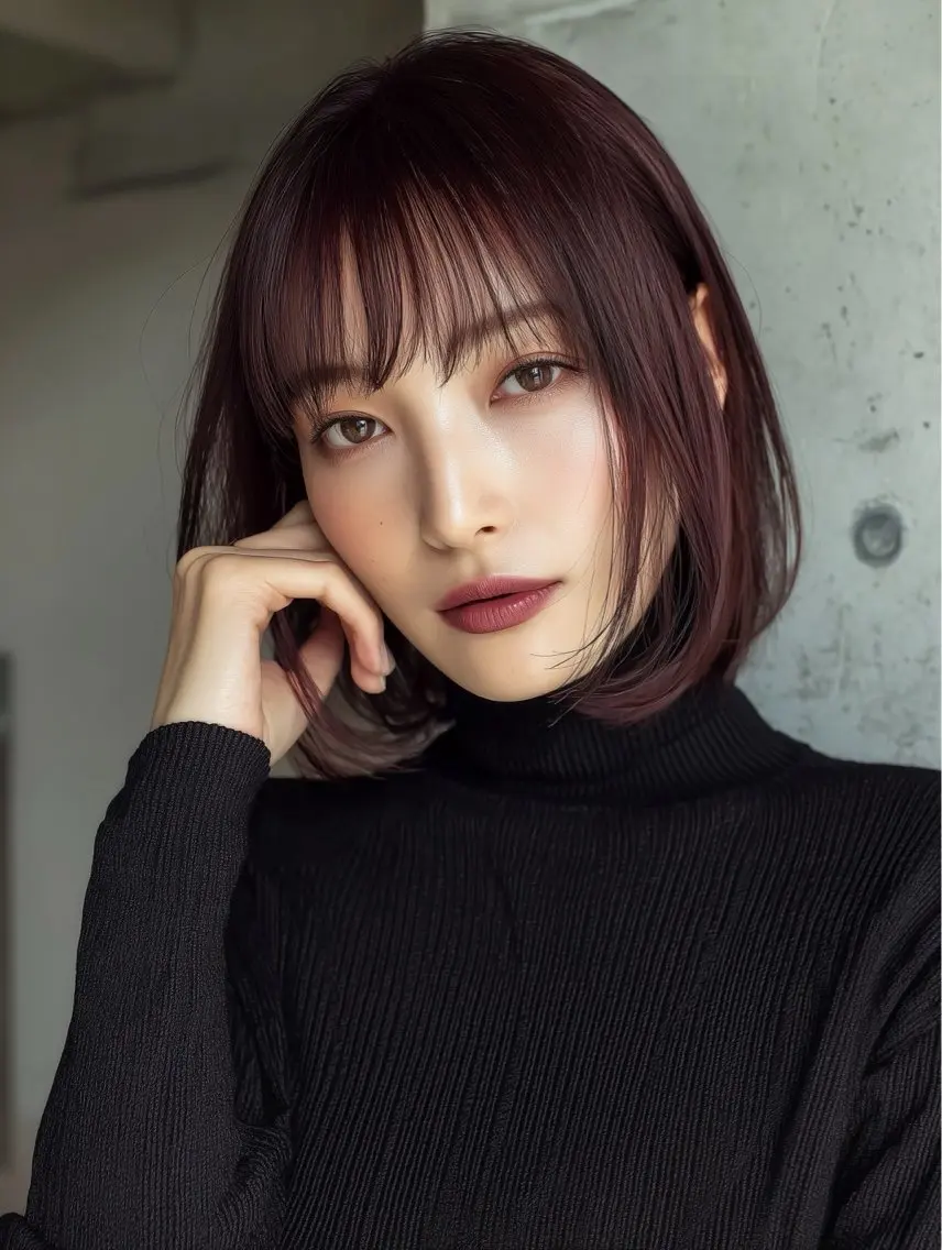 ショート カラー レッドカラー カット Rubik's なかもずHIROTOのヘアスタイル