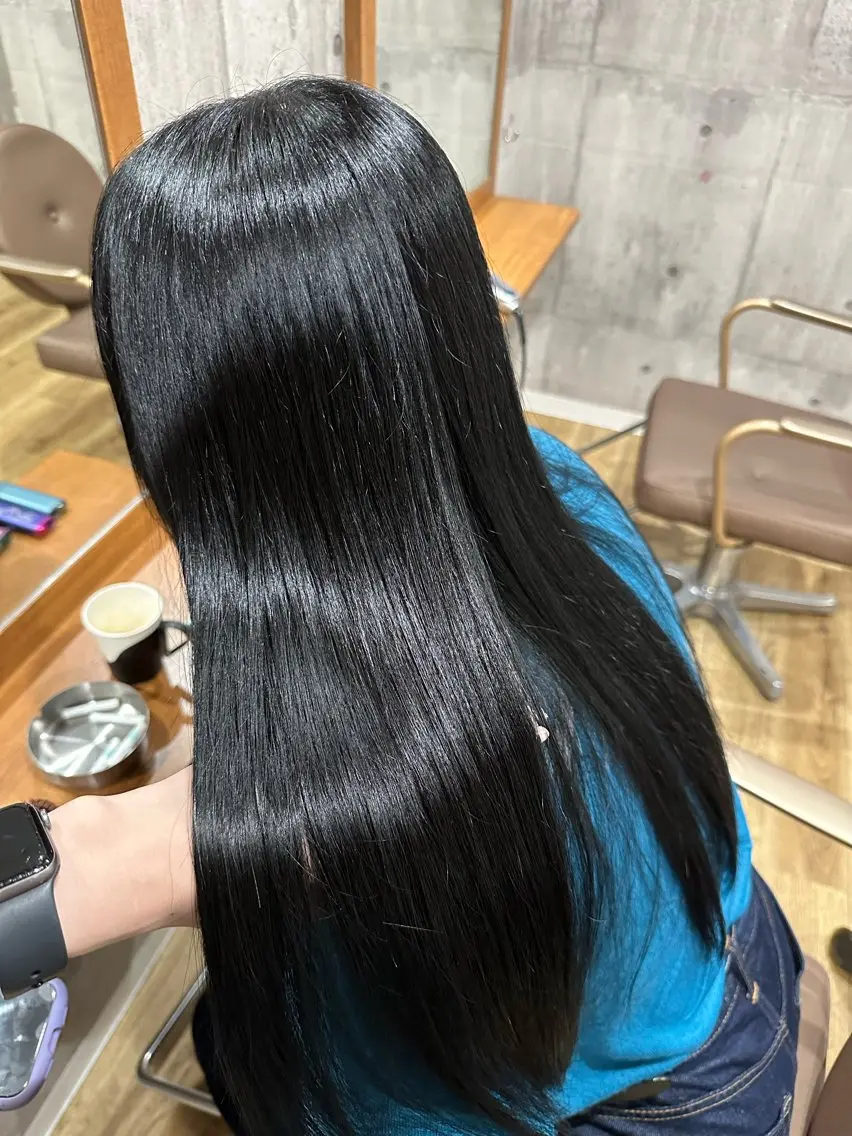 ロング 韓国𝐻𝑎𝑖𝑟 🇰🇷🖤ハラのヘアスタイル
