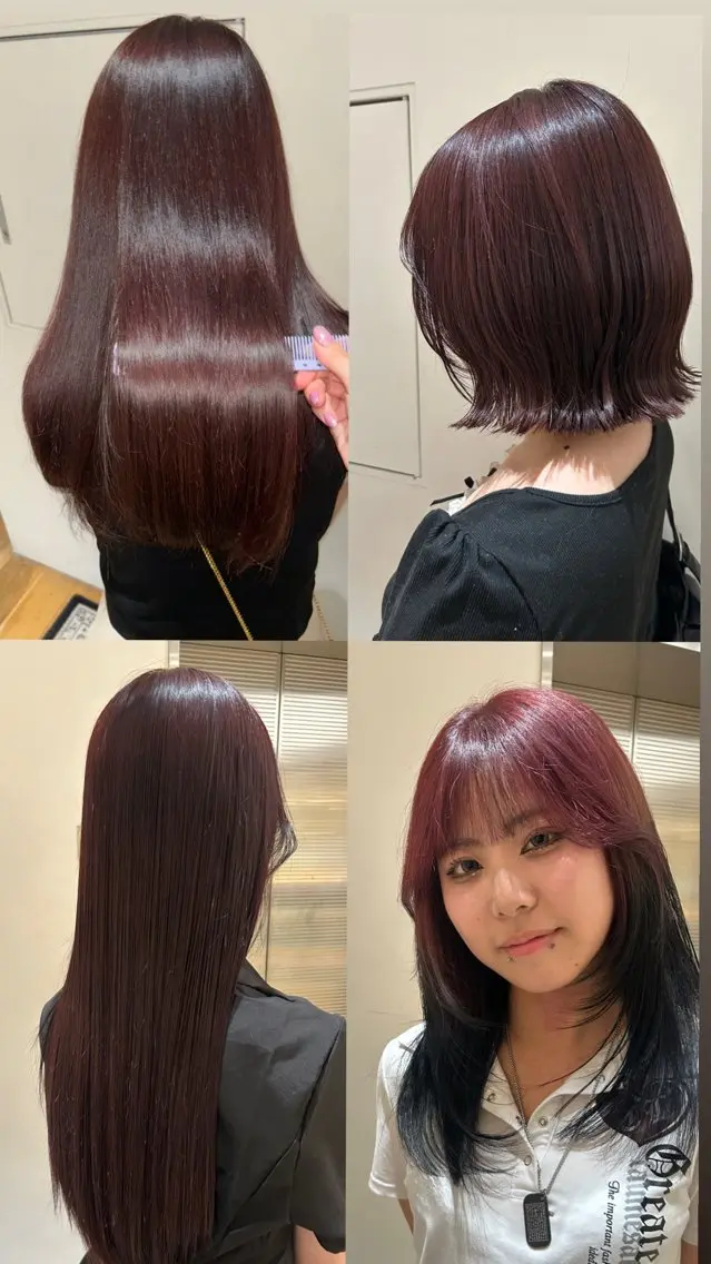 ロング カット 縮毛矯正 CLEO hair / shionのヘアスタイル