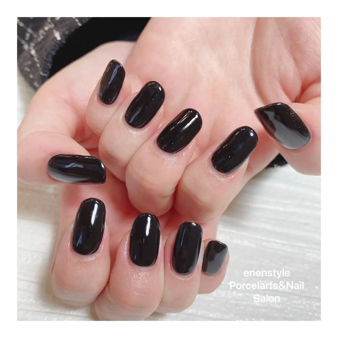 ミディアム ネイル 🐾enen style 🐾のネイルデザイン
