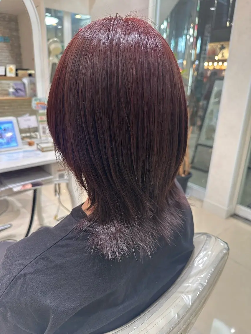 カラー 🤍韓国風 透明感カラー🤍京香のヘアスタイル