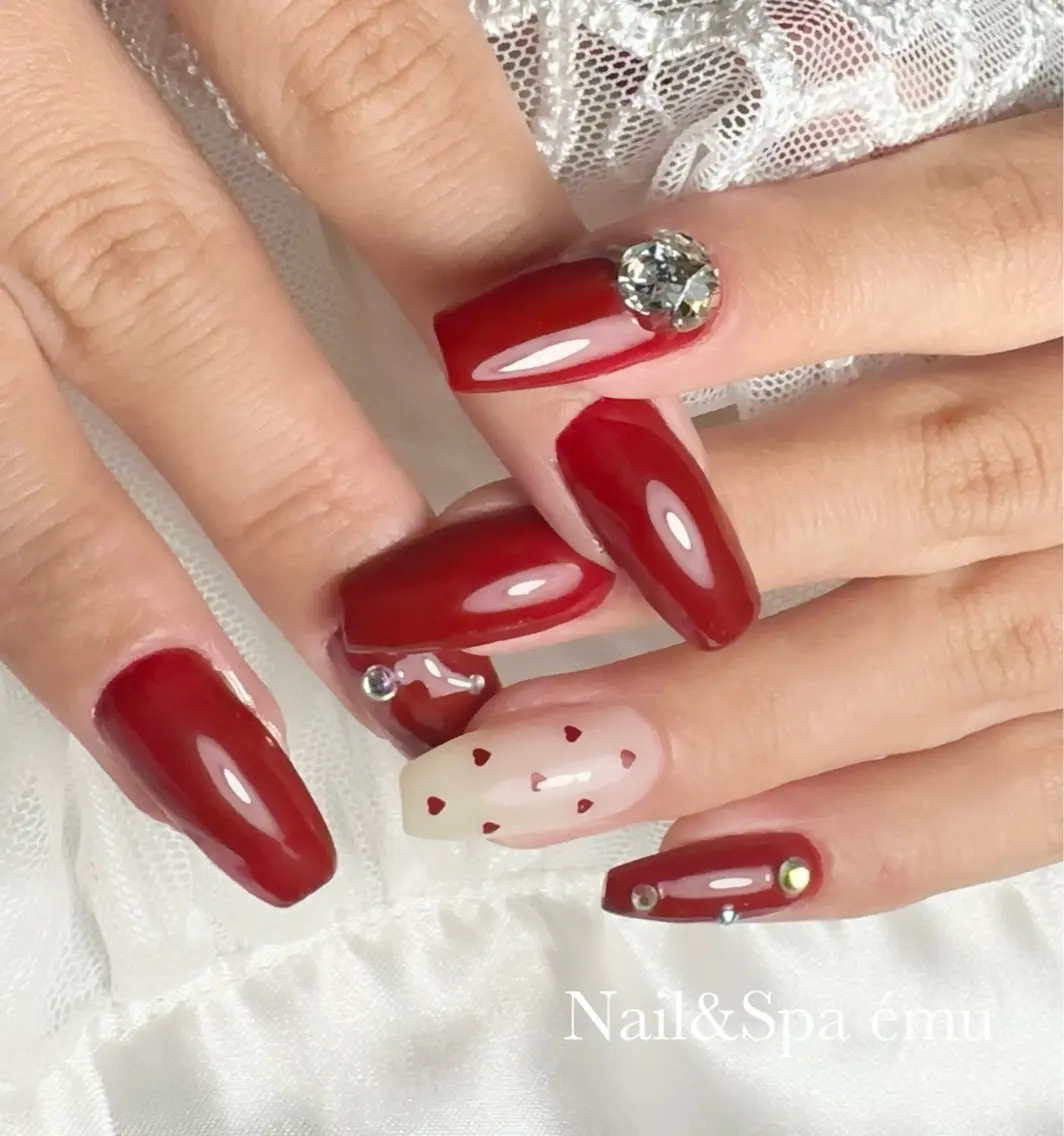 ネイル ハート Nail&Spa émuのネイルデザイン