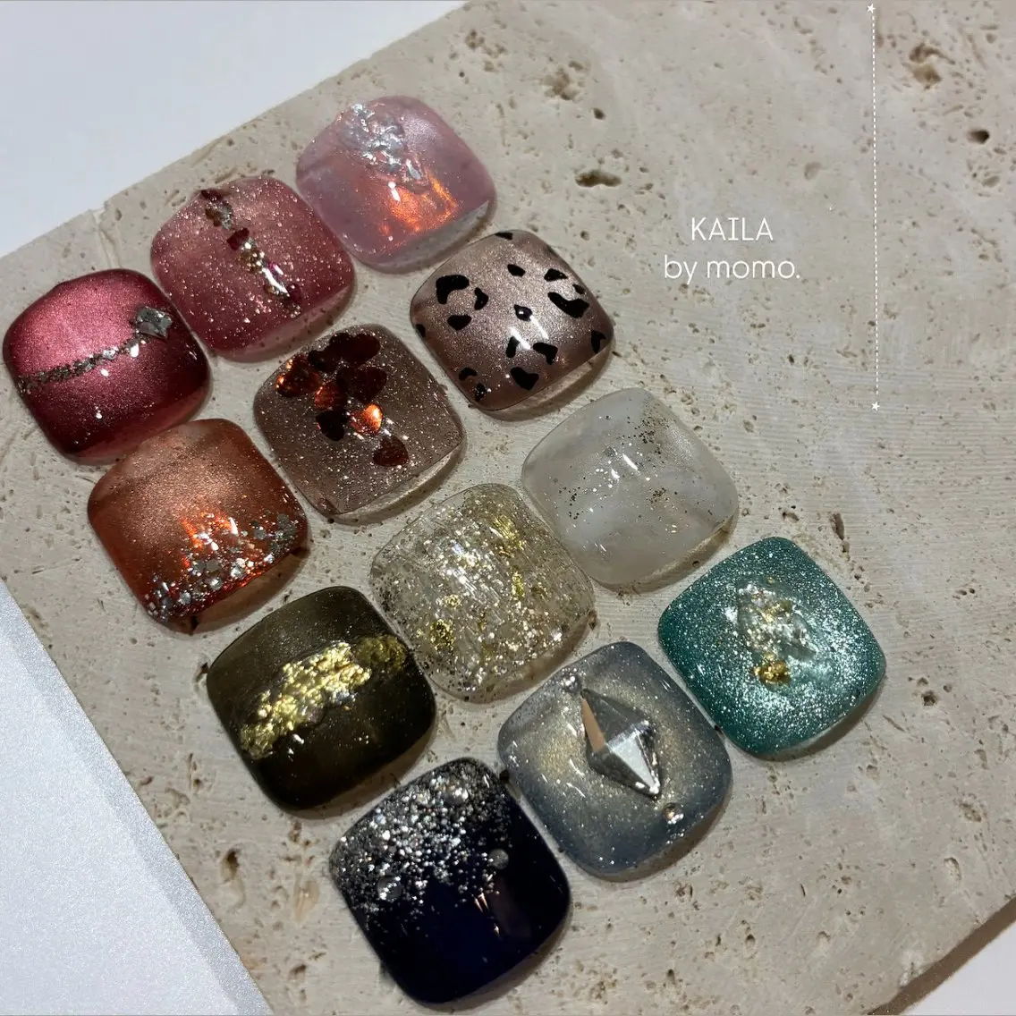 ネイル フットネイル KAILA momo.のネイルデザイン
