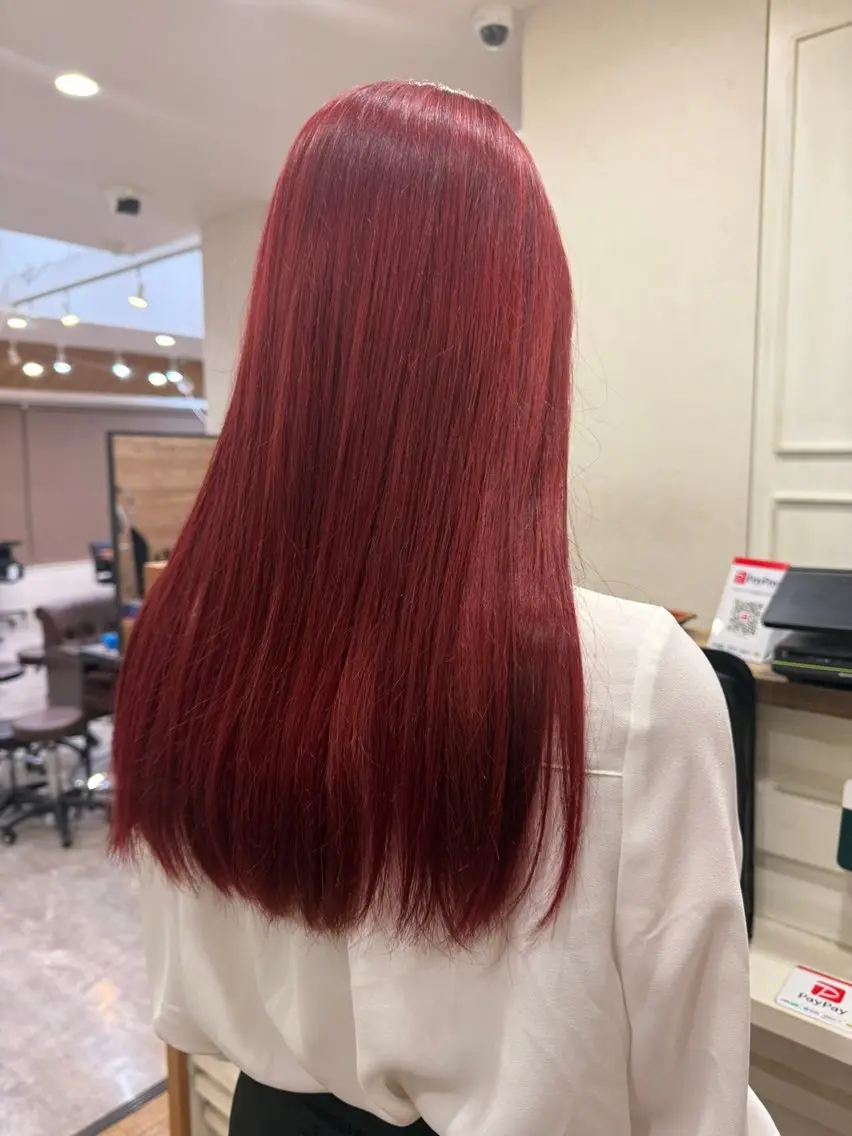 🍓人数限定ブリーチカラー🍓🌈ダブルカラー🌈トリートメントの写真
