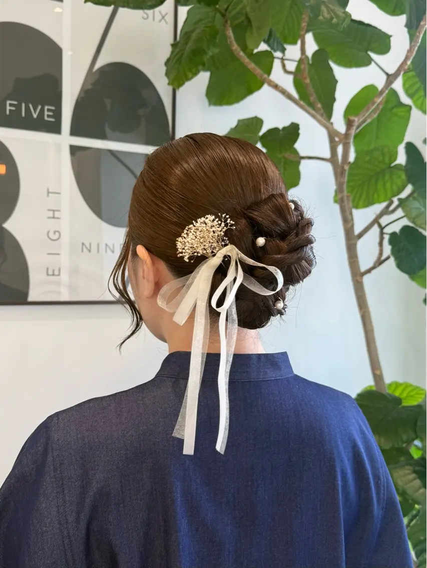 ヘアアレンジ ヘアセット rio ୨୧のヘアスタイル
