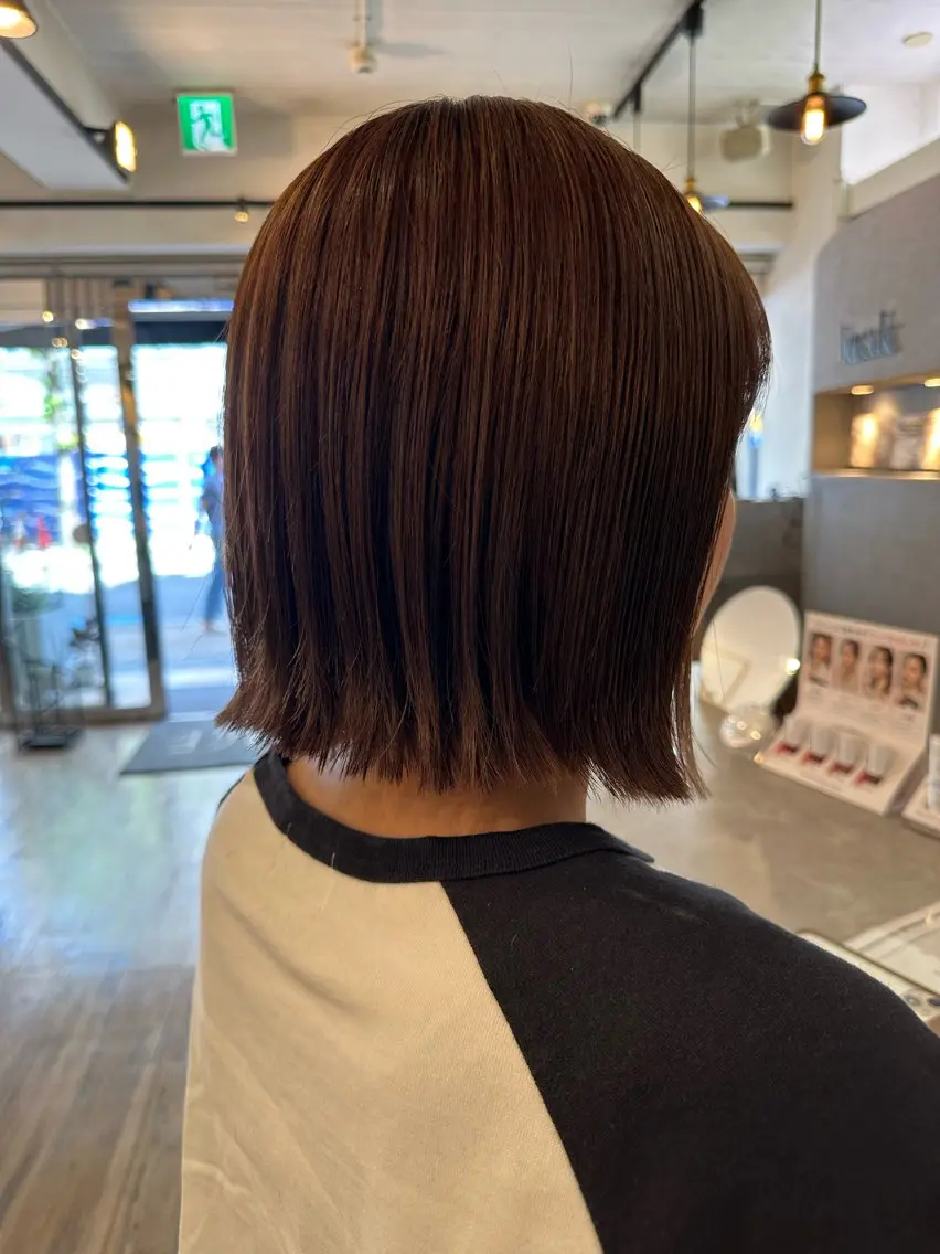 【❄️人気menu✨】🫧似合わせカット✂︎➕オージュア最高級5stepトリートメント🍯の写真