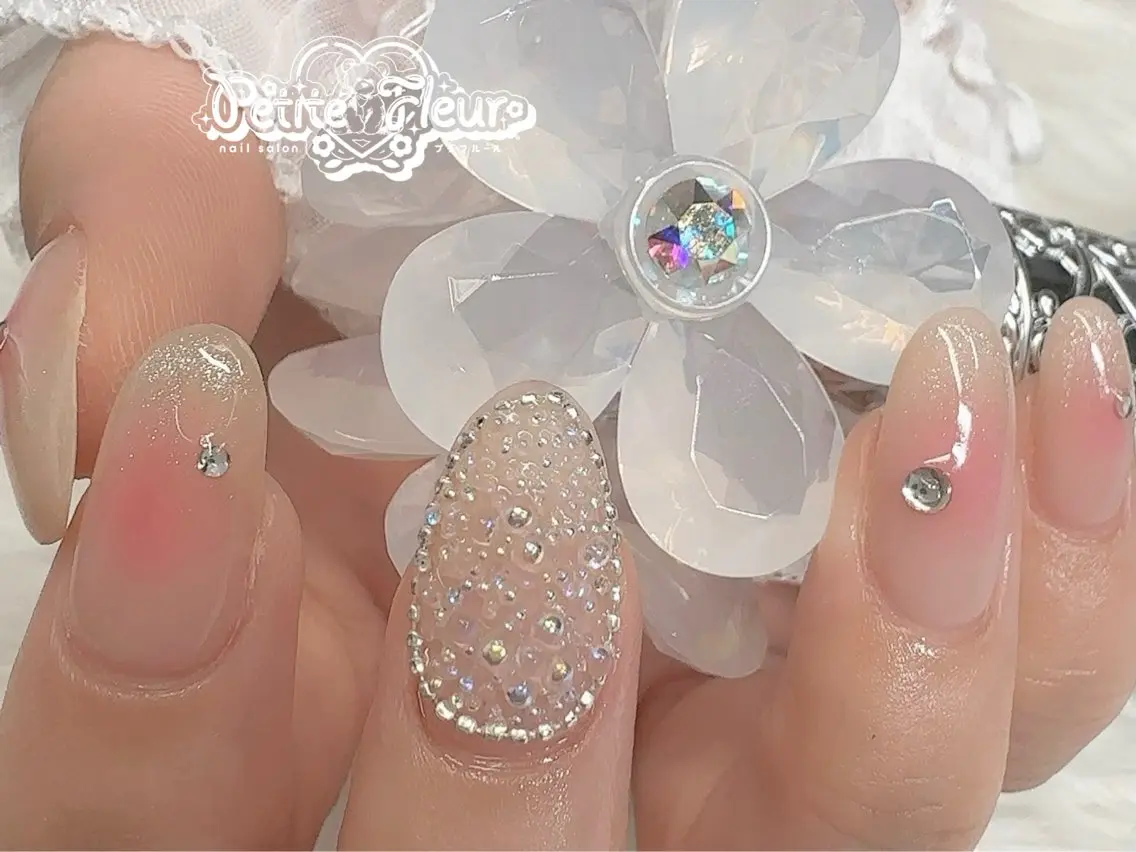 ネイル ハンドネイル ❁⃘*。Petite fleur❁⃘*りさのネイルデザイン