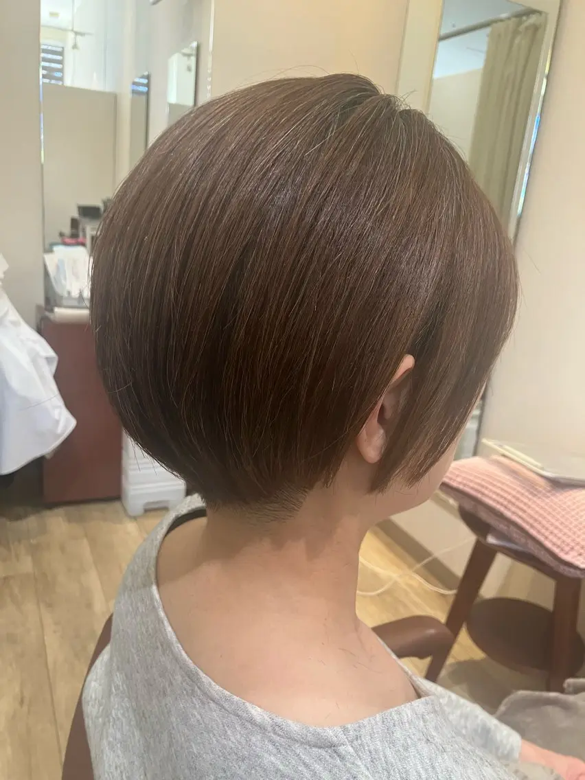 ショート ショートボブ ボブ ショートヘア salon C ヤマダのヘアスタイル