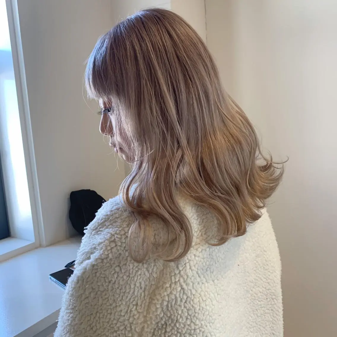 ミディアム カラー 清水 亮太/赤み消しカラーのヘアスタイル
