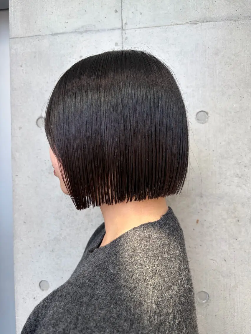 ショート カラー ヘアアレンジ カット ヘアカラー トリートメント ボブ艶モテカラー🫧 カリンのヘアスタイル